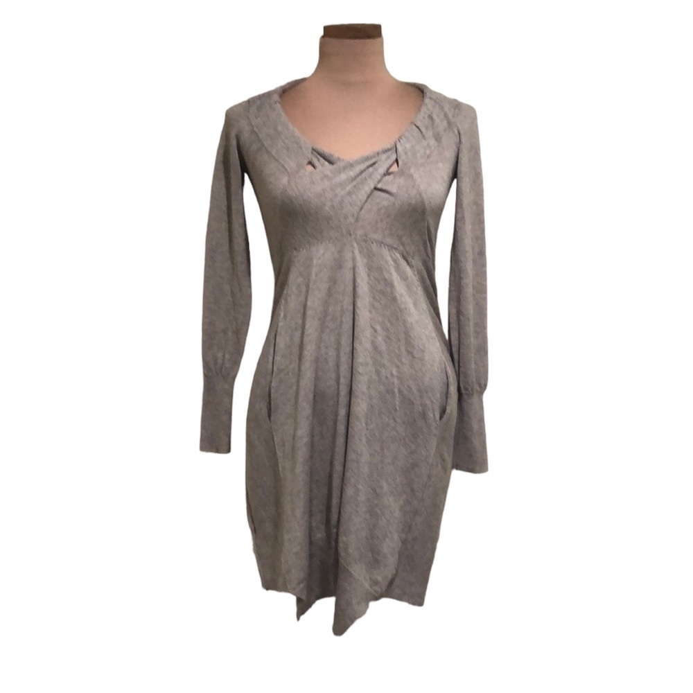 Allsaints Sweaterdress Sweater Dress Size US 2 Beige Wool Cotton Blend